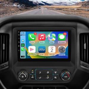 백업 카메라 카플레이 안드로이드 오토가 탑재된 쉐보레 실버라도 GMC 시에라 2014-2018용 AWESSAFE 카 라디오 스테레오