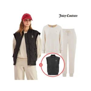 [하프클럽/쥬시꾸뛰르]시그니처 로고 트레이닝 셋업 + 패딩베스트 3종세트 택1