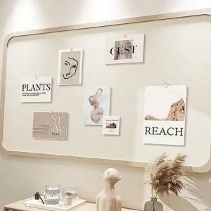 대형 게시판 인테리어 벽걸이 사무실 펠트 게시판 가정용 메시지 타공판 알림판 메모판