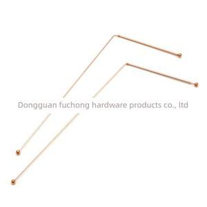 수맥봉 수맥 탐사 탐지기 엘로드 다우징 분리형 막대 탐색 물 휴대용 구리 2 마개 도구 개 금속 차단 풍수