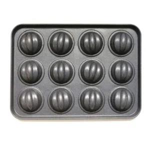 [골드스마일]구움과자틀 12구 팬 베이킹 호두팬