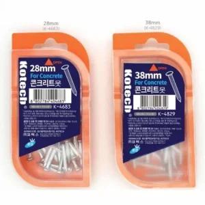 콘크리트 못 38mm 고정용 나사 피스 건축 자재 몽타주 용도 (WFKMZMR)