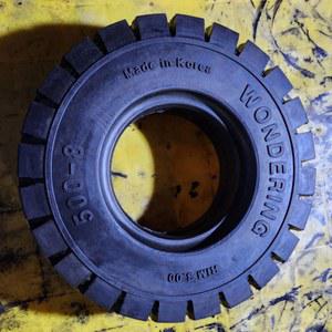 500 8 국산 1 5톤 지게차 솔리드타이어 중장비 통타이어 휠 원더링