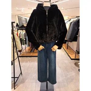 [파프리카](김해점)후드집업 나그랑 페이크퍼 SK4FUB03