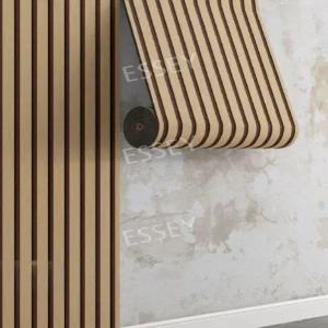 템바보드 벽지 아트월 거실 시공 나무 스티커 패널 셀프