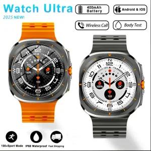 2026 New Galaxy Smart Watch 7 Ultra Men AMOLED Screen Multi-Function Sports Fitness Tracker Health W