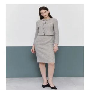 [더아이잗]트위드 원피스 INBA0OP01-JJ