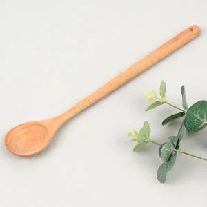 [골드스마일]비취우드 원목 롱스푼 33cm 다용도 스푼 긴 손잡이 수저 주방용품