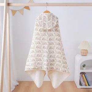 투클로버 포근 토닥 순면 후드 블랭킷 오트리프 신생아 낮잠 이블 유모차 아기띠 외출시