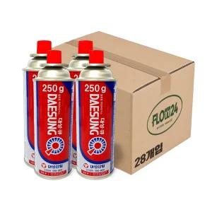 13%용량이 더 많은 대성 부탄가스 250g 1박스