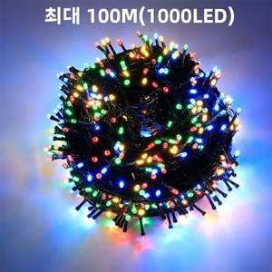 크리스마스 줄조명 인테리어 무드등 트리전구 LED 별조명 야외 캠핑 태양열 최대 100M 사용 가능한 LED 판