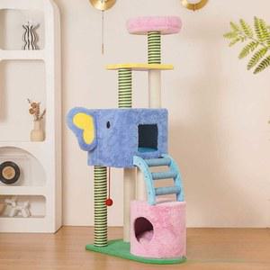 등반 럭셔리 하우스 놀이터 애완 간단한 종이 스크래쳐 대형 캣폴 긁기 원목 초대형 모든