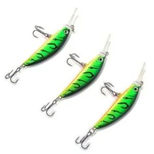 [골드스마일]루어낚시미끼 싱킹 미노우 루어 3p세트 S50-05 배스 낚시 가짜미끼