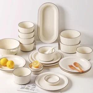 지플라워 그릇세트 4인 홈세트 6인 도자기 식기세트