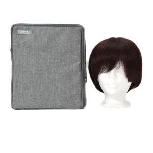 [안전한 보관] 가발보관함 수납 케이스 여행용 통가발