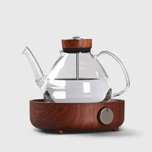 티팟세트 다도 인덕션 캠핑 전기 세트 티포트 티워머