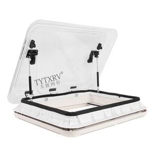 캠핑카 선루프 지붕 창문 프레임 이중 선풍기 카라반 개조 암막 천창 280 550 RV