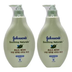 존슨즈베이비 수딩 내추럴 너리싱 로션 400ml x 2개 /