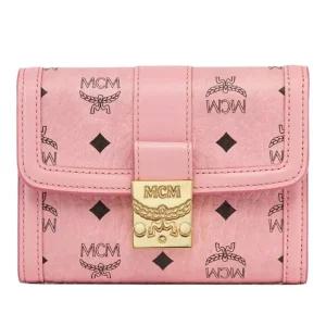 엠씨엠 폴드오버 플랩 골드 클라스프 반지갑 MYSESXT01 PZ