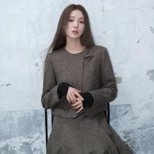 [롯데백화점]라인에디션 [이성경 착용]율라이 노카라 울자켓(NWJKOK41)