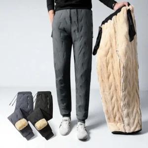 남성 융 털 패딩바지 기모바지 아웃도어 겨울바지 등산복 방한복