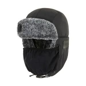 밀레 따뜻한 남성 고소모 겨울 방한 마스크 귀달이 털모자