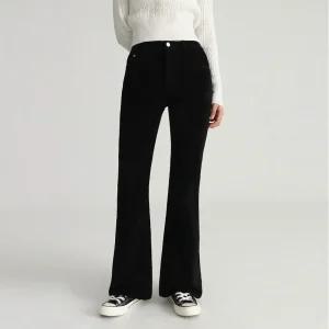 아우라진 기모 코튼스판부츠컷 2컬러 기모 모달코튼 스판 바지