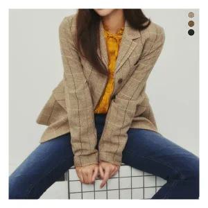 TAGME 울 블렌디드 체크 자켓 3종 택11028277