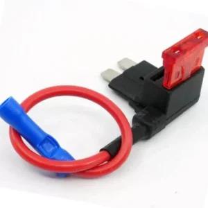 차량용 전기 듀얼 퓨즈홀더 타입 안전 퓨즈함 자동차 퓨즈 정리함 DIY용 멀티 화재방지