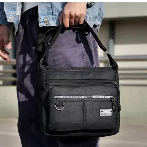 남성 멀티 백 데일리 미니 보조 남자 크로스 백 가방 방수 메신저 캔버스 슬링백 숄더백 캐주얼 대학생