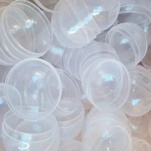 이벤트 뽑기캡슐 전체투명 용품 추첨볼 행사 53x60mm 파티 가챠 25개입