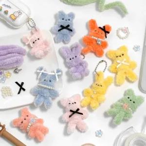 랜덤 미니 모루 키링 만들기 12개/어린이/활동/인형/DIY/재료/놀이/키트/철사/돌봄/늘봄/미술/공예/수업