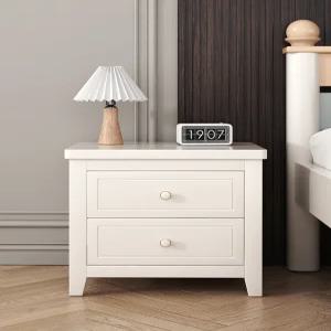 미국식 원목 침대 미니 협탁 수납장 심플 모던