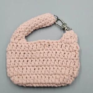 스타벅스 윈터 버디위크 핸드메이드 니트 파우치 핑크