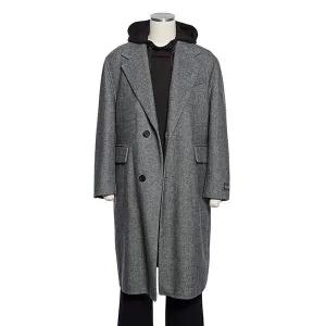 [레노마](천안아산점)FW 레노마 캐주얼 헤링본 오버핏 롱 코트 (RPLMBH62A)