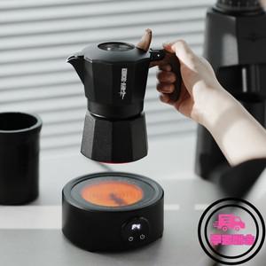 MHW-3BOMBER 미니 커피 전기 스토브 (모카포트용) 800W 세라믹 쿡탑 우유 물 가열 퍼니스 도구 캠핑 주방용