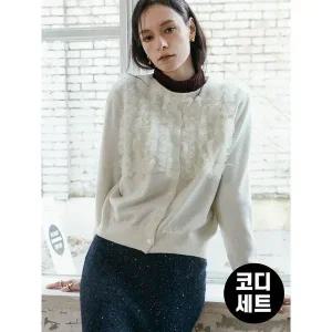 [막스까르띠지오]프릴 가디건 이너 세트_P412125598