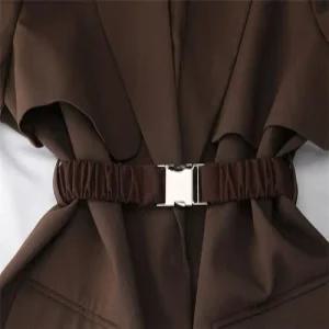 패딩용벨트 패딩주름벨트 아우터 코트용 얇은 밴딩 허리 원피스