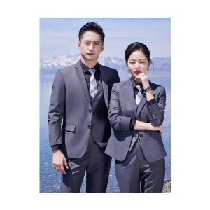 여자 정장세트 오피스룩 겨울 슬림 세트 가을 긴팔 남여공용 비즈니스 ST4