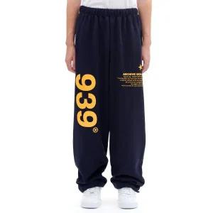 아카이브 볼드 ARCHIVE BOLD 939 LOGO SWEAT PANTS (NAVY) AB252TOVSW01NV 153215