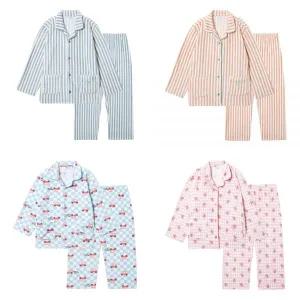 게스 키즈 주니어 초등학생 남아 여아 겨울 긴팔 극세사 밍크 파자마 잠옷 상하 상하의 세트