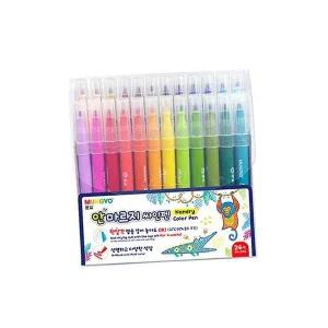 사이펜24색세트 안마르지 싸인펜 24색 MNDP-24A