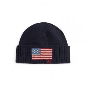 [폴로]POLO RALPHLAUREN 폴로 랄프로렌 25FW 플래그 인타르시아 울 블렌드 비니 149111205