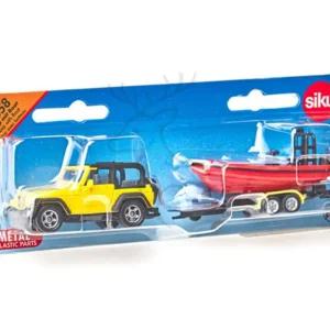 지프와 보트 트레일러 세트 미니카 7세선물 3세남아선물 크리스마스선물