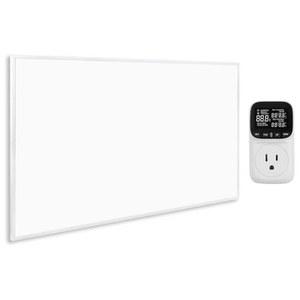 700W 적외선 우주 히터 - 새로운 스마트 에너지 효율 벽 전기 난방 - 고속 난방 알루미늄 패널 - 165제곱피트 방 무취 무소음 설계용