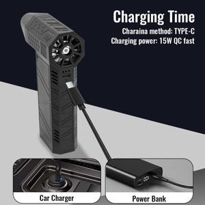 미니에어건 X3 터보 팬 제트 130000RPM 송풍기 PC 키보드 가정 자동차 청소용 브러쉬리스 진공 청소기 에어