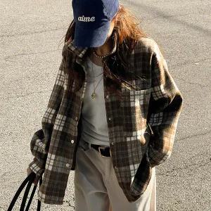 [난닝구] 케턴브 기모체크남방