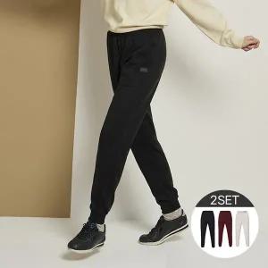 [KAKAO FRIENDS] 여성 기모 조거팬츠 2종세트