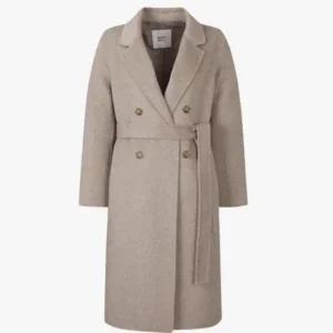 [베스띠벨리] 세이브존04 울 혼방 더블 브레스트 롱코트 BJHRX96500 (S43387526)