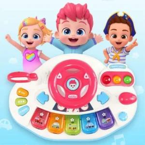 오감자극 운전놀이 장난감핸들 유아 동요 베베핀 창의력 시각 청각 드라이브